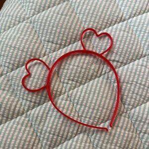 Red Heart-Shaped Headband